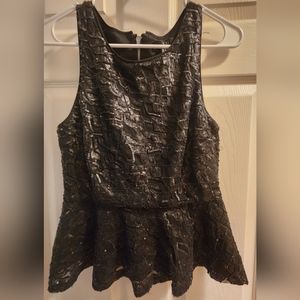 Black Sequin top